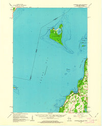 Download a high-resolution, GPS-compatible USGS topo map for Chambers Island, WI (1963 edition)