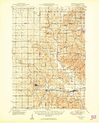 Download a high-resolution, GPS-compatible USGS topo map for Downing, WI (1950 edition)