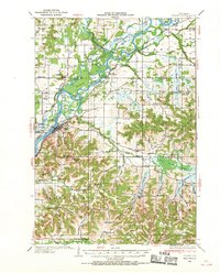 1929 Map of Durand, 1970 Print
