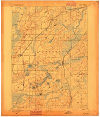 preview thumbnail of historical topo map of Eagle, WI in 1894
