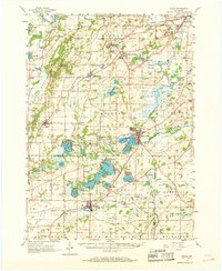 preview thumbnail of historical topo map of Eagle, WI in 1960