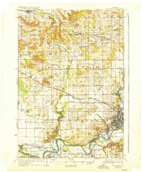 1936 Map of Elk Mound