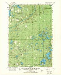 preview thumbnail of historical topo map of Douglas County, WI in 1961