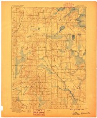 1889 Map of Evansville