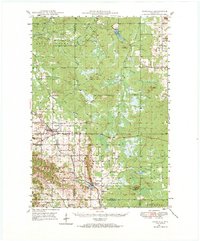 1948 Map of Fairchild, 1984 Print