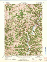 preview thumbnail of historical topo map of Gays Mills, WI in 1966