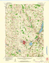 1959 Map of Allenton, WI, 1961 Print
