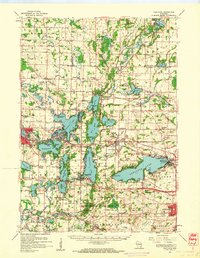 Download a high-resolution, GPS-compatible USGS topo map for Hartland, WI (1961 edition)