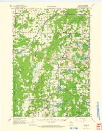 Download a high-resolution, GPS-compatible USGS topo map for Hatley, WI (1966 edition)