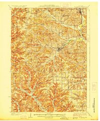 Download a high-resolution, GPS-compatible USGS topo map for Hillsboro, WI (1927 edition)