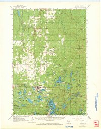 Download a high-resolution, GPS-compatible USGS topo map for Iron Lake, WI (1973 edition)