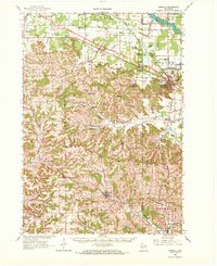 Download a high-resolution, GPS-compatible USGS topo map for Kendall, WI (1972 edition)