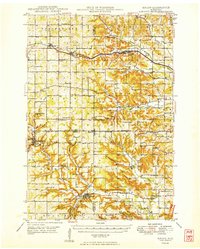 preview thumbnail of historical topo map of Knapp, WI in 1949