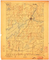 preview thumbnail of historical topo map of Jefferson County, WI in 1894