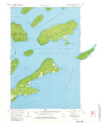 Download a high-resolution, GPS-compatible USGS topo map for Madeline Island, WI (1980 edition)