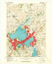 Download a high-resolution, GPS-compatible USGS topo map for Madison, WI (1965 edition)