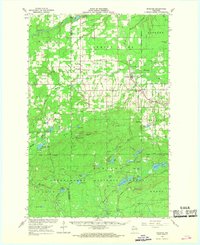 1967 Map of Marengo, WI, 1969 Print