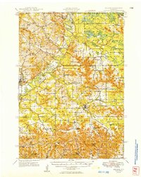 preview thumbnail of historical topo map of Melrose, WI in 1949