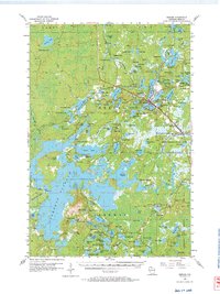 Download a high-resolution, GPS-compatible USGS topo map for Mercer, WI (1966 edition)