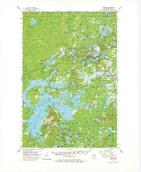 Download a high-resolution, GPS-compatible USGS topo map for Mercer, WI (1980 edition)
