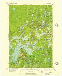 Download a high-resolution, GPS-compatible USGS topo map for Mercer, WI (1957 edition)