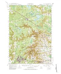 Download a high-resolution, GPS-compatible USGS topo map for Millston, WI (1983 edition)
