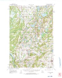 Download a high-resolution, GPS-compatible USGS topo map for Milltown, WI (1960 edition)