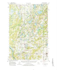 Download a high-resolution, GPS-compatible USGS topo map for Milltown, WI (1983 edition)