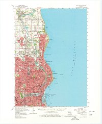 Download a high-resolution, GPS-compatible USGS topo map for Milwaukee, WI (1980 edition)