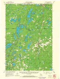 preview thumbnail of historical topo map of Minong, WI in 1965