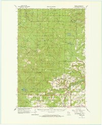 preview thumbnail of historical topo map of Bayfield County, WI in 1964