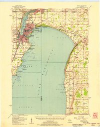 Download a high-resolution, GPS-compatible USGS topo map for Neenah, WI (1957 edition)