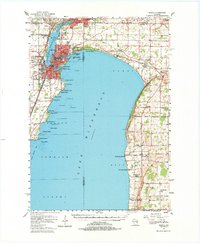 Download a high-resolution, GPS-compatible USGS topo map for Neenah, WI (1984 edition)