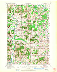 1949 Map of Barron County, WI, 1967 Print