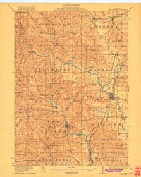 1923 Map of New Glarus