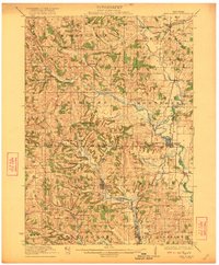 1923 Map of New Glarus