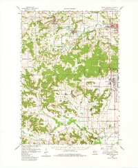 preview thumbnail of historical topo map of North Freedom, WI in 1958