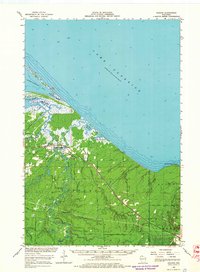 Download a high-resolution, GPS-compatible USGS topo map for Odanah, WI (1966 edition)