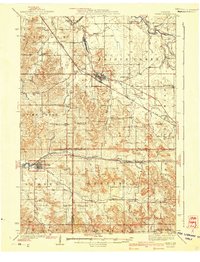 preview thumbnail of historical topo map of Osseo, WI in 1940