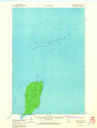Download a high-resolution, GPS-compatible USGS topo map for Outer Island, WI (1965 edition)