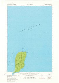 Download a high-resolution, GPS-compatible USGS topo map for Outer Island, WI (1980 edition)