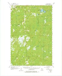 preview thumbnail of historical topo map of Douglas County, WI in 1955