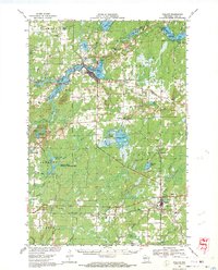 1968 Map of Phillips, WI, 1971 Print