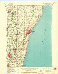 1959 Map of Port Washington, 1960 Print