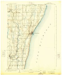 1904 Map of Port Washington, 1924 Print