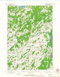 preview thumbnail of historical topo map of Marinette County, WI in 1963
