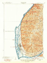 Download a high-resolution, GPS-compatible USGS topo map for Prairie Du Chien, WI (1950 edition)