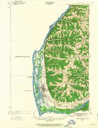 Download a high-resolution, GPS-compatible USGS topo map for Prairie Du Chien, WI (1963 edition)