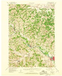 Download a high-resolution, GPS-compatible USGS topo map for Reedsburg, WI (1968 edition)
