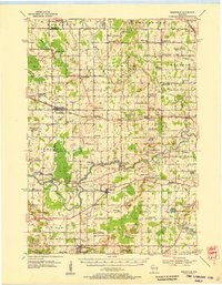 Download a high-resolution, GPS-compatible USGS topo map for Reedsville, WI (1956 edition)